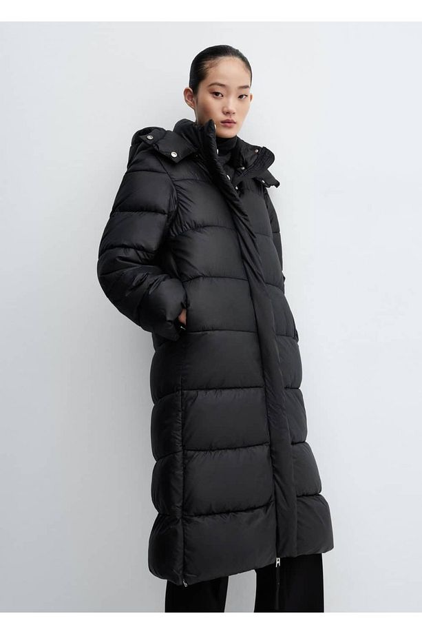 Su geçirmez kapüşonlu kapitone anorak - 7
