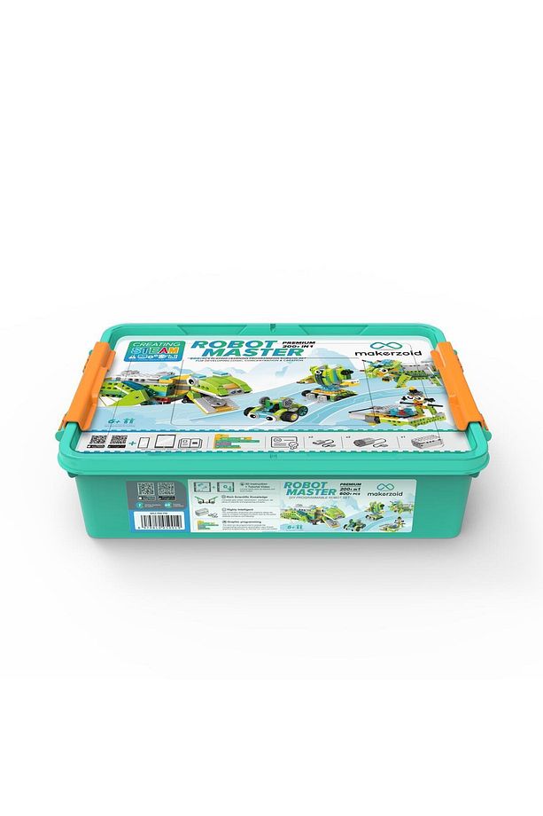 Makerzoid, Robot Master Premium, Robotik Kodlama Seti / 600 Parça, 200 Farklı Robot - 5