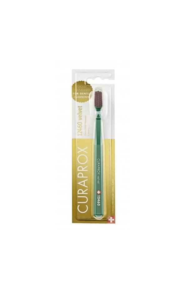 12460 Velvet Toothbrush - Green Gray