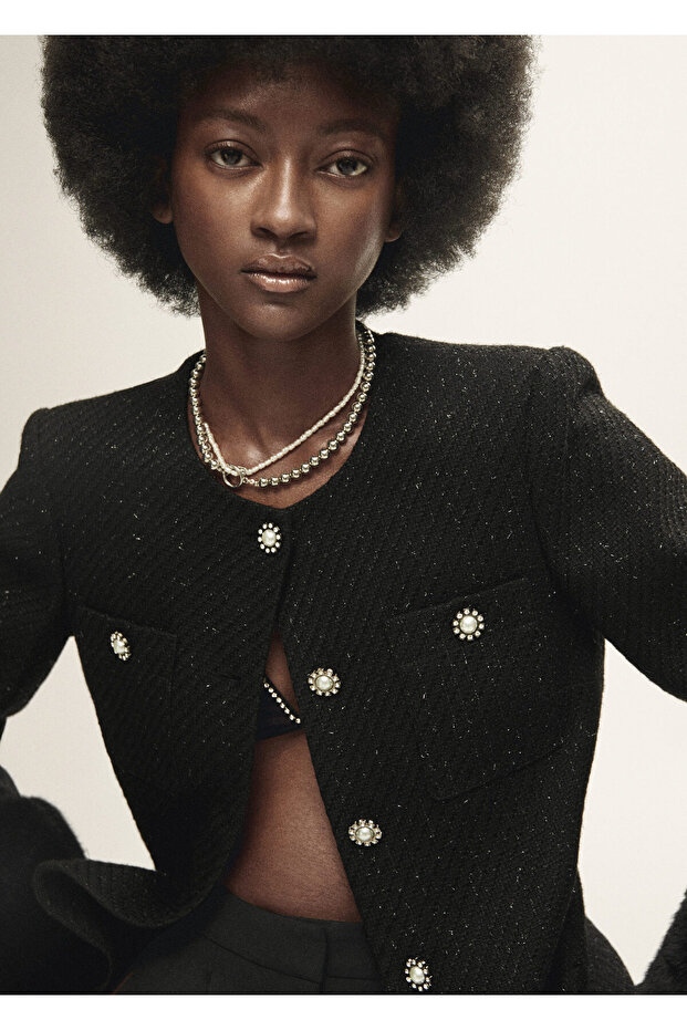 Siyah Kadın Ceket 37049105 - 9