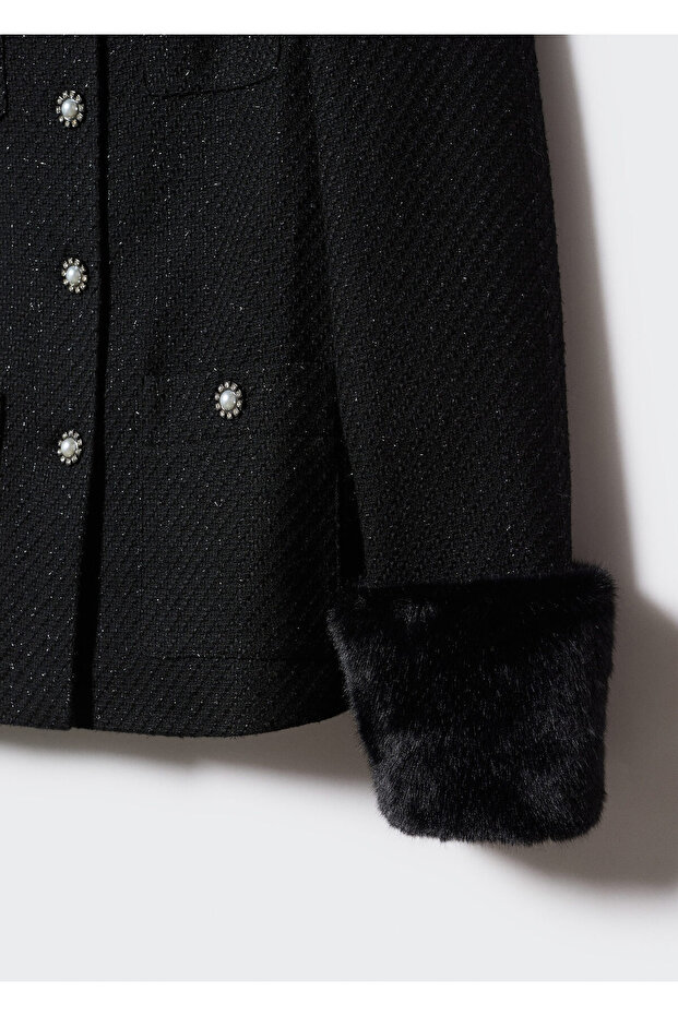 Siyah Kadın Ceket 37049105 - 8