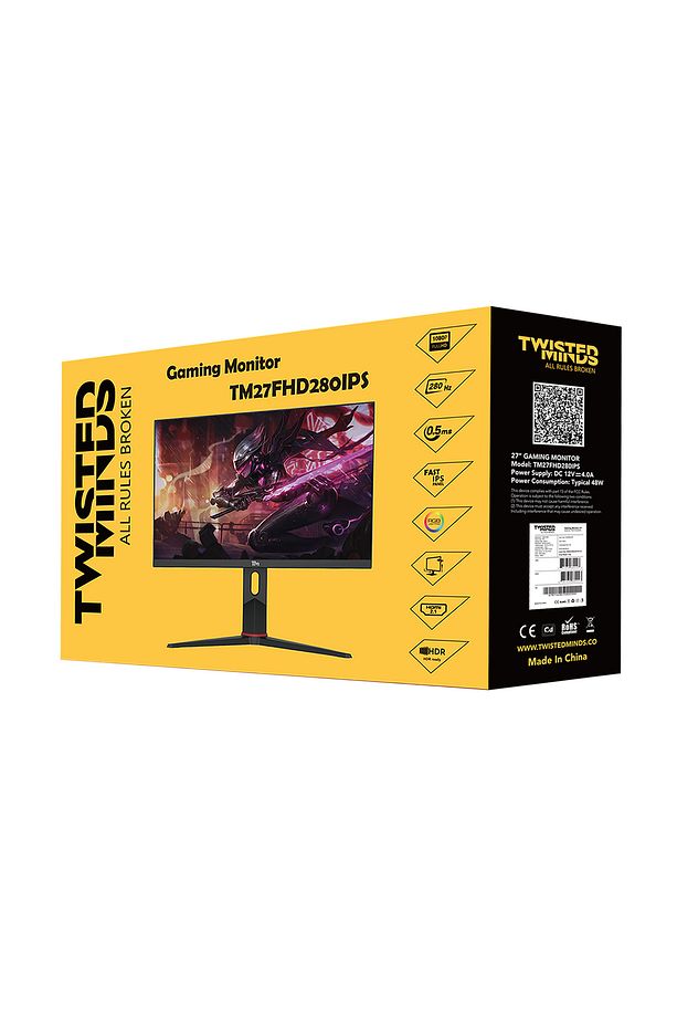 27" TM27FHD280IPS FHD 280HZ 0,5MS HDMI DP HDR10 FAST IPS PIVOT RGB GAMING MONİTÖR - 5