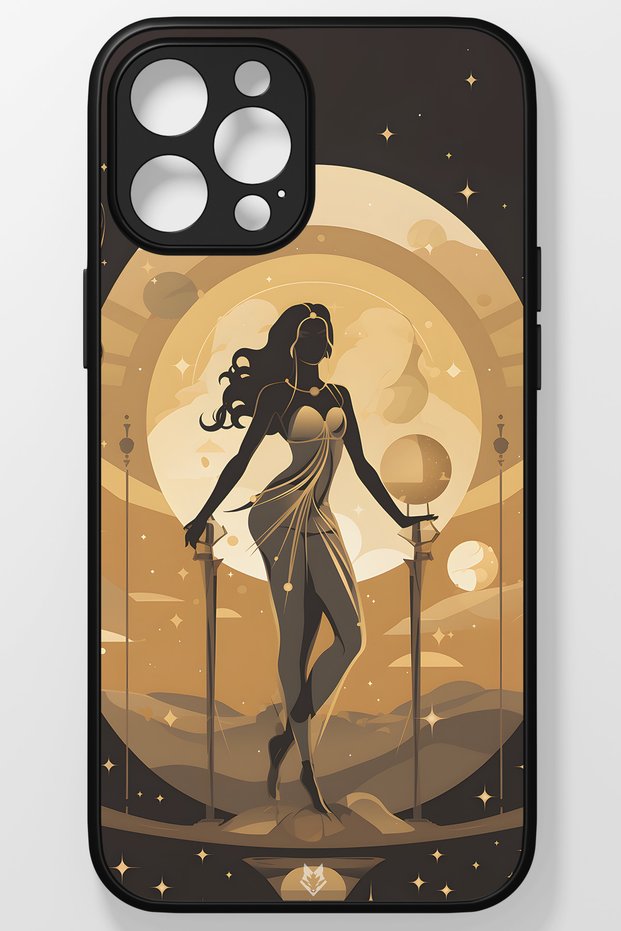 Zodiac Horoscope Unbreakable (Tempered) Glass Hard Plastic iPhone 14 Pro Phone Case