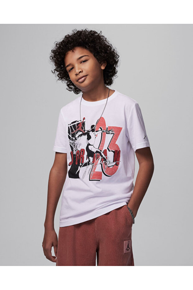 JORDAN JDB JORDAN RETRO SPEC S/S TEE ERKEK ÇOCUK TİŞÖRT 95C978-001 - 1