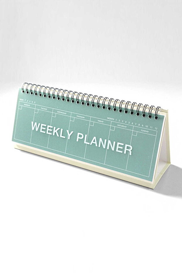 مخطط مكتب أسبوعي غير مؤرخ، قائمة الاختيار، دفتر مخطط المذكرة - 1