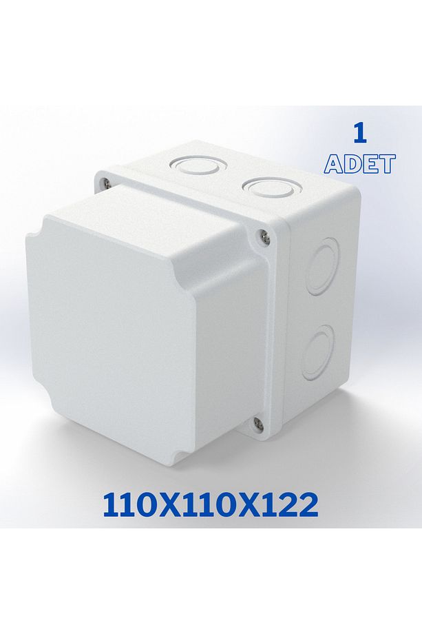 Sıva Üstü Kare Buat Kutu 110x110x122 - 1 Adet - 1