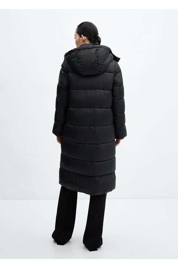 Su geçirmez kapüşonlu kapitone anorak - 4