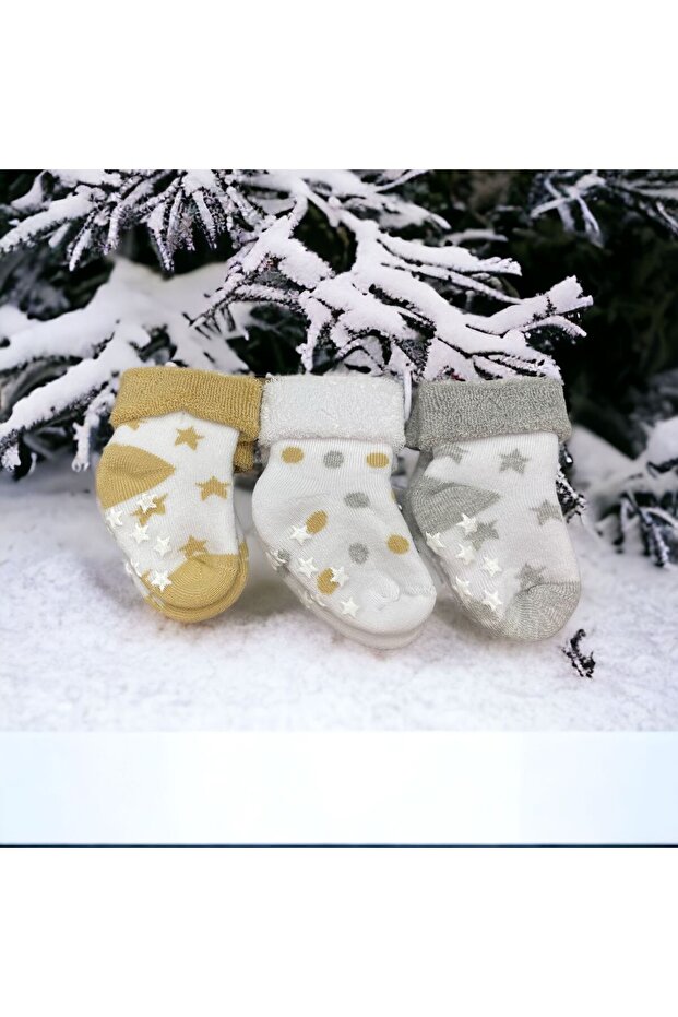 Baby And Child Anti-Slip Towel Socks Set