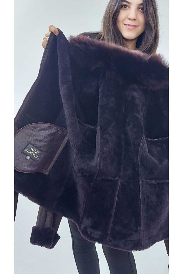 Deri Kürklü Ceket - 7