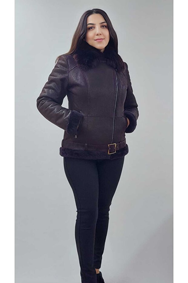 Deri Kürklü Ceket - 5