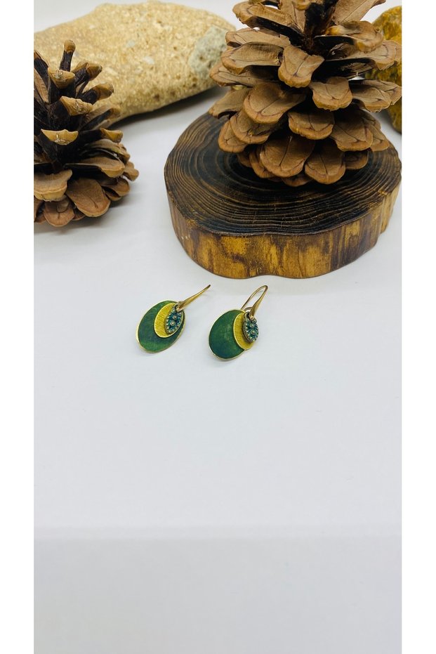 Handmade design Patina women earrings