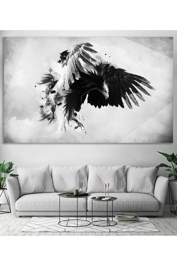 Kartal Dekoratif Kanvas Duvar Tablo - 1