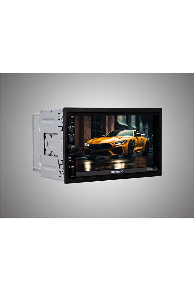 JS-311-7''USB-BT-FM-MP3-MP4-MP5-4X60W-MİRRORLİNK-KAMERALI DOUBLE TEYP - 1