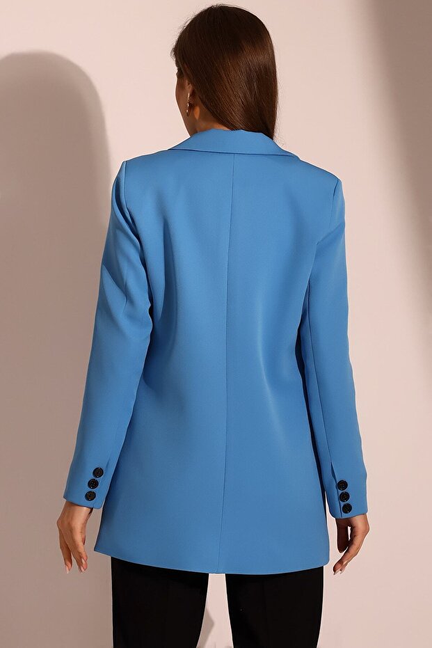 Blazer Model Single Button Jacket - 6