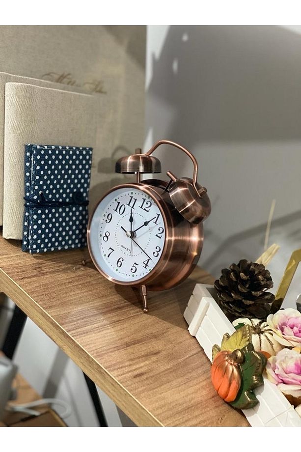 Nostaljik Görünümlü Alarm Kurmalı Çalar Saat - 2