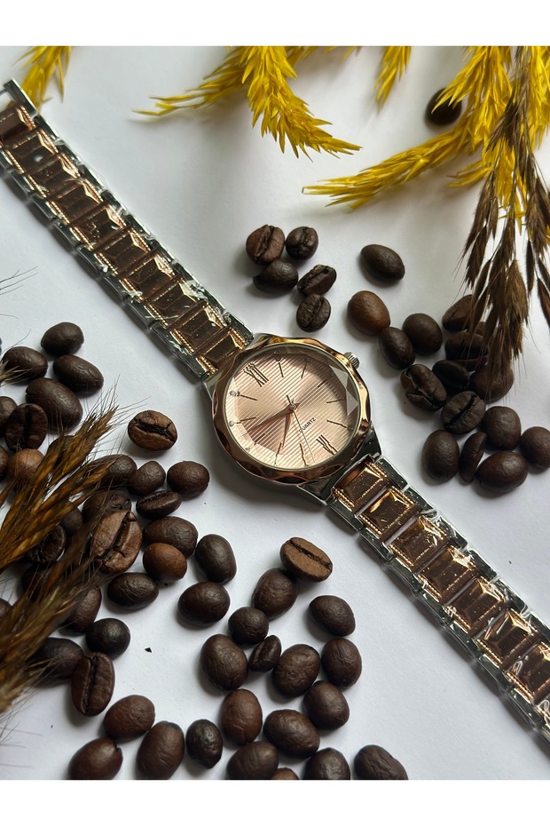 Rose Silver Women's Steel Wristwatch