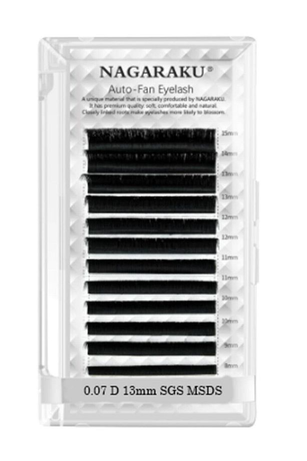 NAGARAKU Kolay Volüm Çek-tak Kirpik 0.07d 13mm - 1