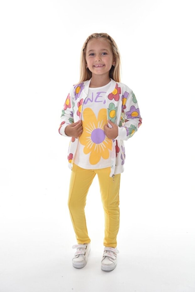 Daisy Patterned 3-Piece Set - 1