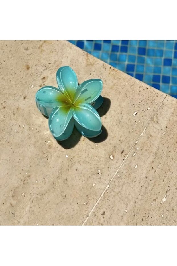 Blue Color Lotus Flower Buckle