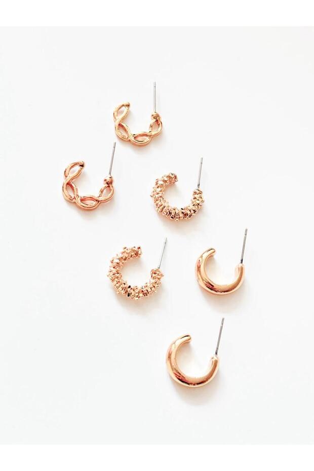 Women's Hoop Earrings Set of 6