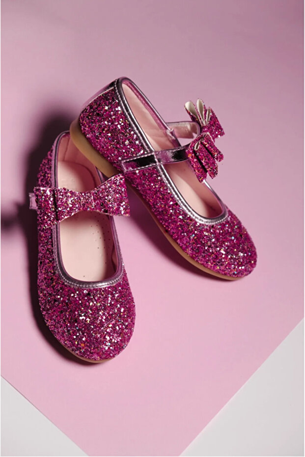 Girl's Pink Ballerina Ballerina with Bow