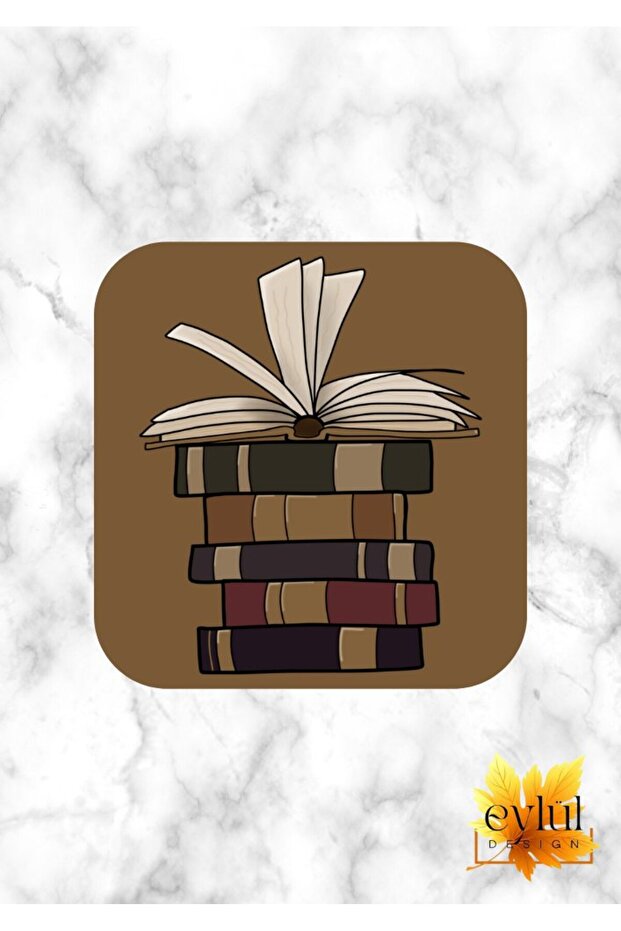 Book Printed Special Design Printed MDF A Quality Square Coasters