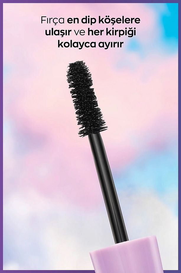 Delightfull False Lash Maskara 10 Ml. Blackest Black Üçlü Set - 5