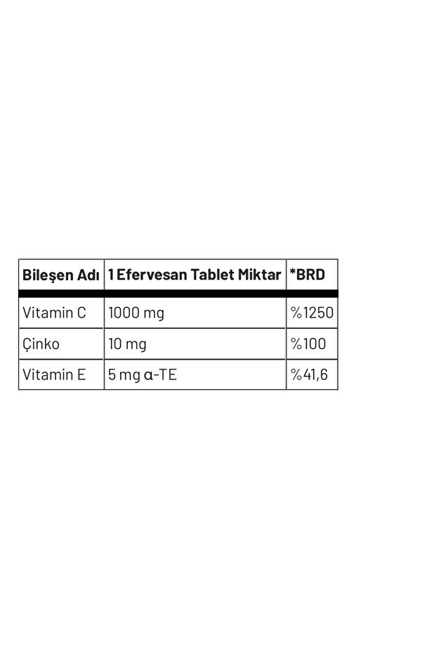 Vitamin C 20 Efervesan Tablet - 4