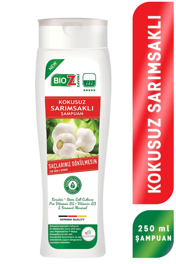 Saç Dökülmesine Karşı Kokusuz Sarımsaklı Şampuan 250 Ml - 1