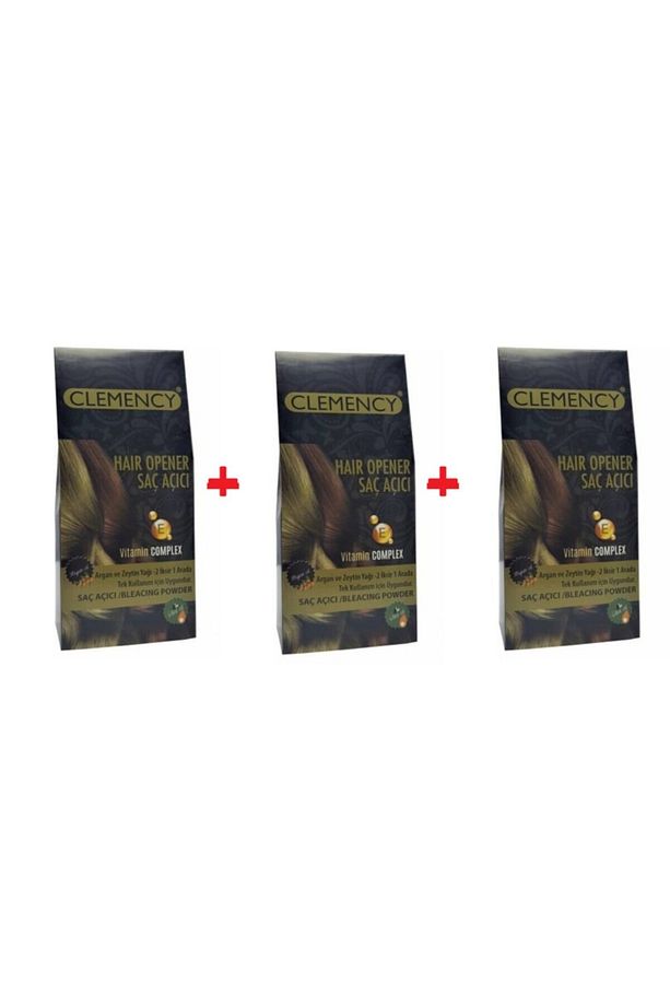 Bitkisel İçerikli Saç Açıcı Set 30 gr Toz Açıcı Orıal 60 ml 40 Volum Oksidan X 3 Adet - 1