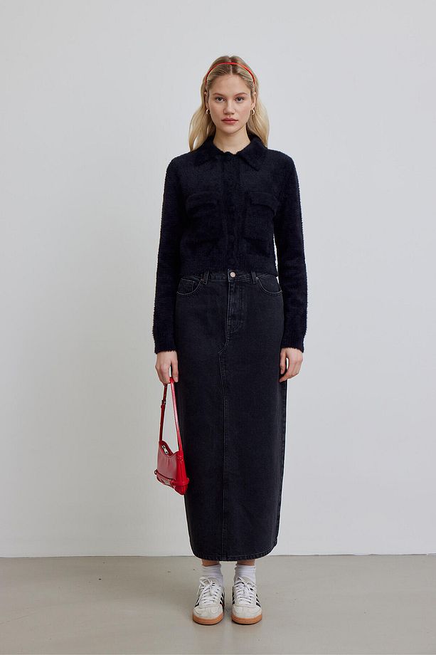 ARYA YUMUŞAK CROP HIRKA SİYAH - 4