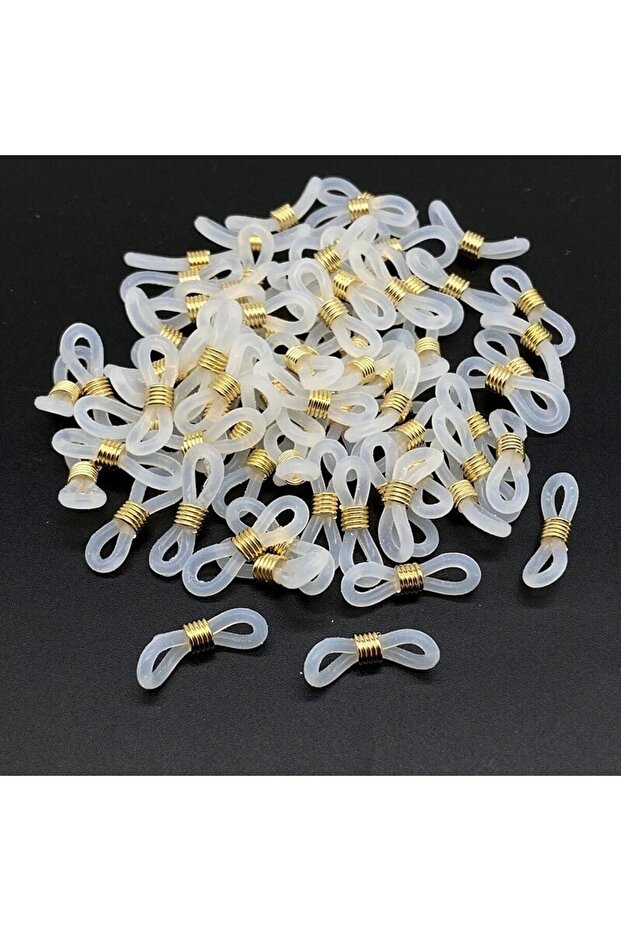 10 Pairs of Glasses Chain Silicone Ring Non-Slip
