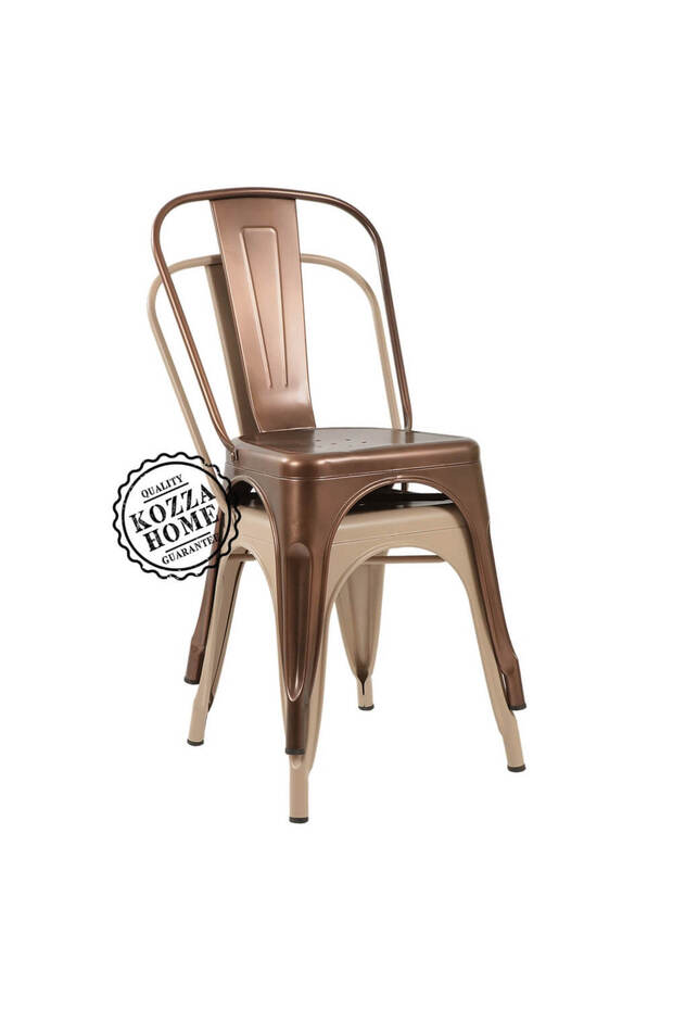 Tolix Sandalye Bronz - 4