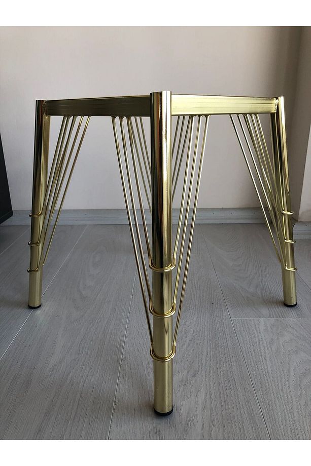 METAL, 40 CM GOLD KAPLAMA SANDALYE AYAĞI (2 ADET) - 1