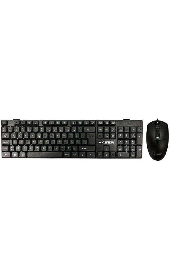 Km-881 Siyah Usb Combo Q Standart Kablolu Klavye Mouse Set - 1