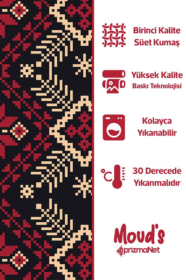 Anatolia 11 Desenli Süet Dertsiz Masa Örtüsü - 2