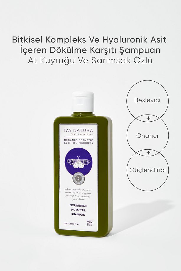 Bitkisel Komplex Ve Hyaluronik Asit Içeren Dökülme Karşıtı Şampuan At Kuyruğu Ve Sarımsak Özlü 350ml - 1