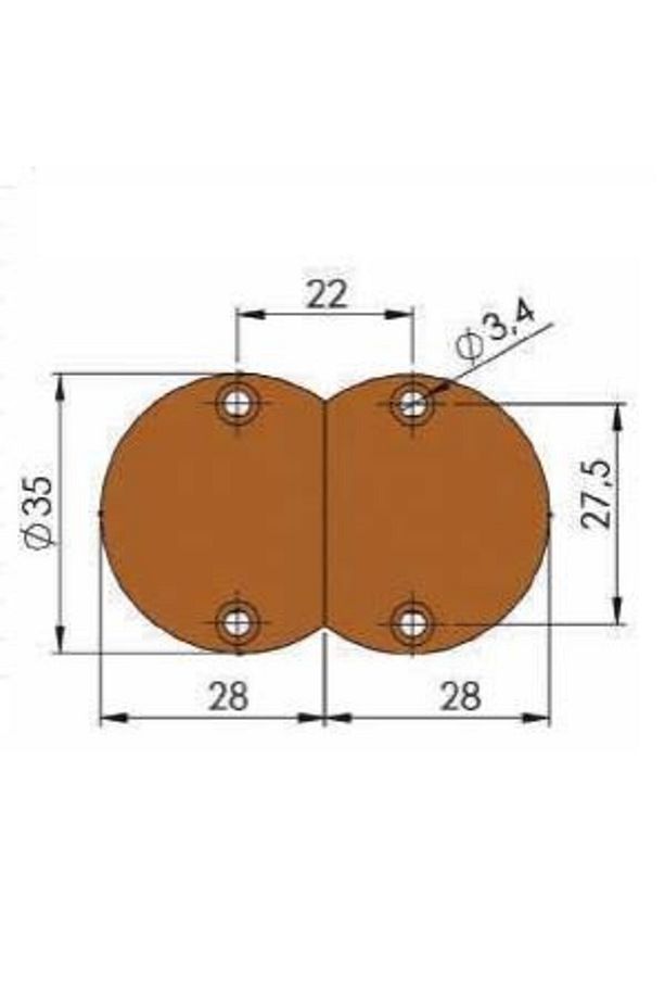 Mepa Mkm01 Plastik Masa Menteşesi (2 ADET) - 2