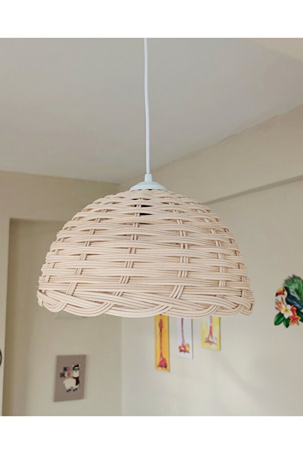 Lampega Rattan Bambu Avize - 2