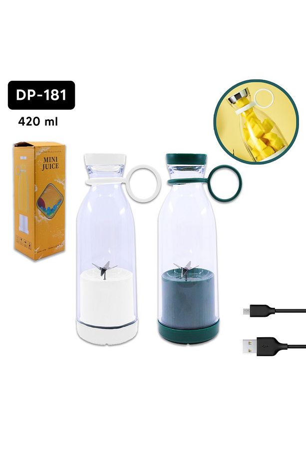 Taşınabilir Kablosuz Şarjlı Kişisel Smoothie El Blender Fresh Juice Blender - 1
