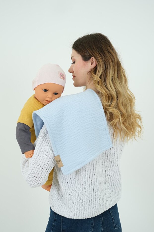 8 Layers - 100% Organic Multi-Purpose Muslin Diaper - Muslin Baby Shoulder Diaper-towel