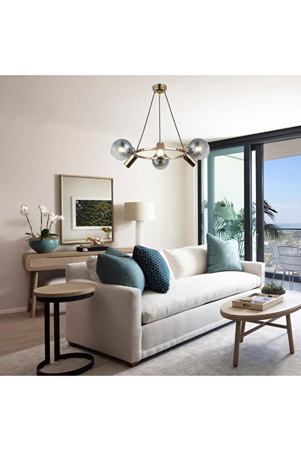 Tıerra 3+3 Altın Avize 3xgu10+3xe27 - 2