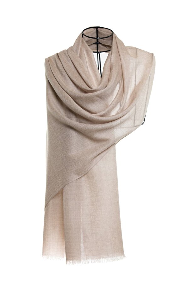85% Cashmere 15% Silk Flat Shawl