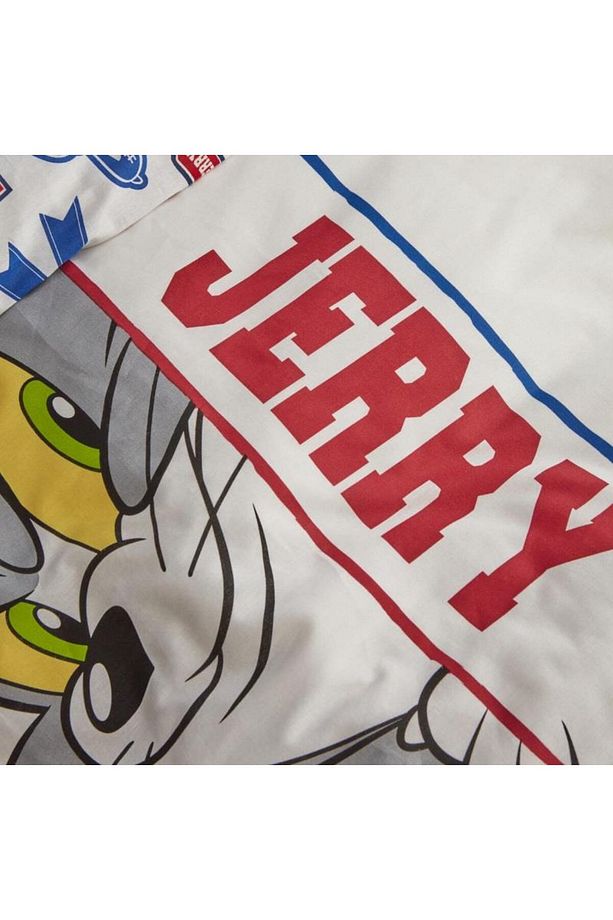 Tom Jerry Time To School Tek Kişilik Nevresim Takımı - 2