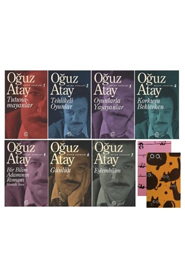 Oğuz Atay the Unstable - Dangerous Games - 7 Book Set - Notebook Gift