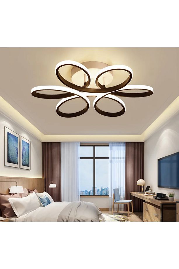 Modern Plafonyer Tavan Led Avize Massano Ledli Avize Siyah - 2