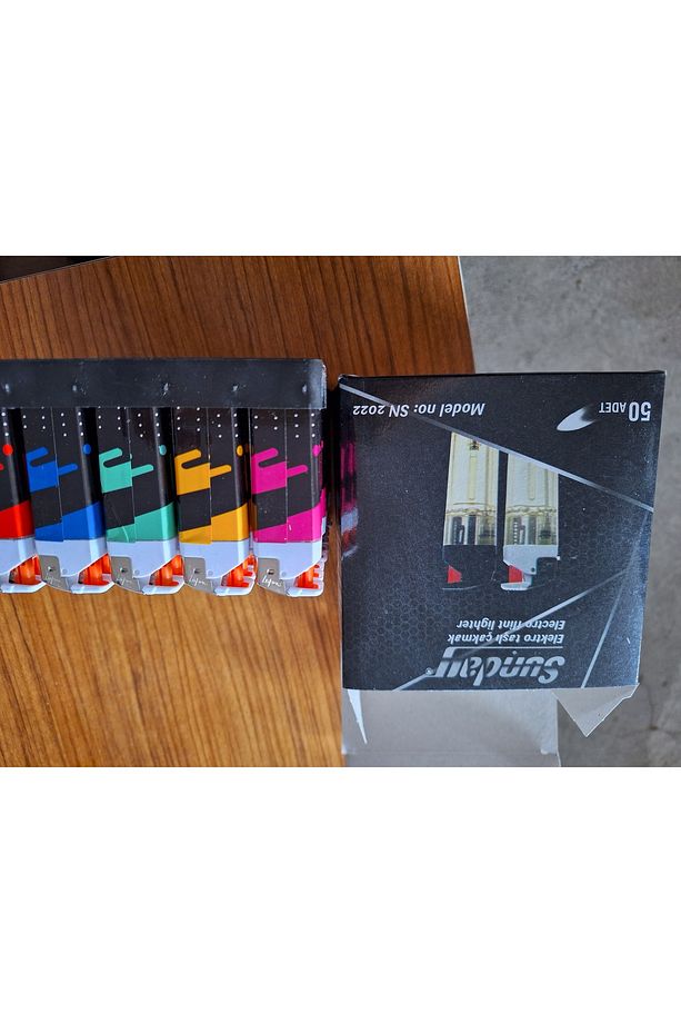 SUNDAY ELEKTRO TAŞLI ÇAKMAK 50 ADET - 4
