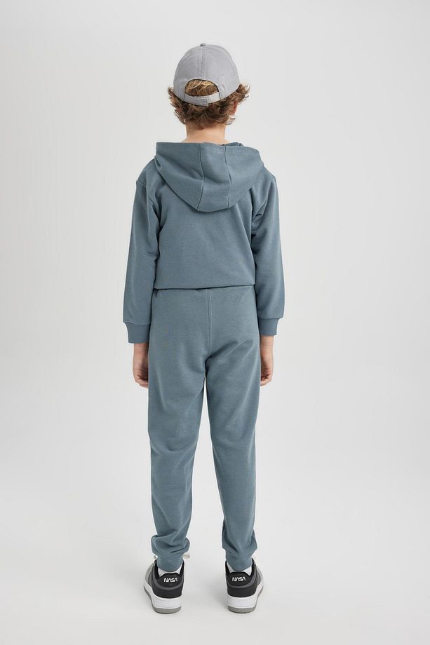 Erkek Çocuk Beli Paçası Lastikli Basic Düz Jogger Eşofman Altı B5754a824sp - 5
