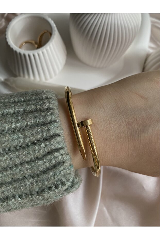 Çivi Model Çelik Bileklik - 1