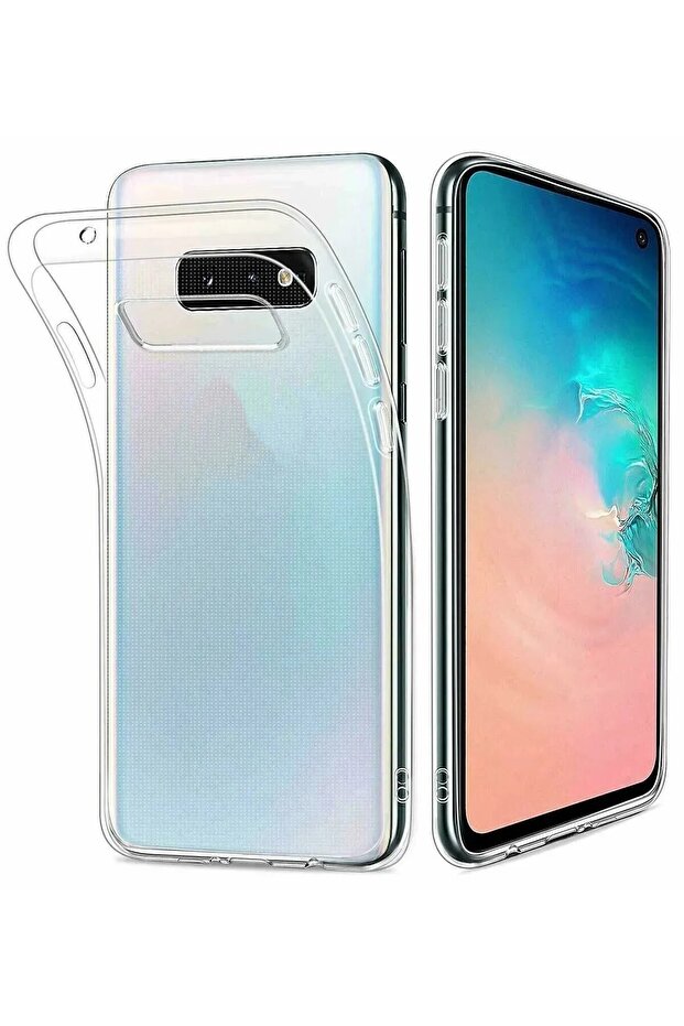 Samsung Galaxy S10E Compatible Case Super Silicone Transparent Cover